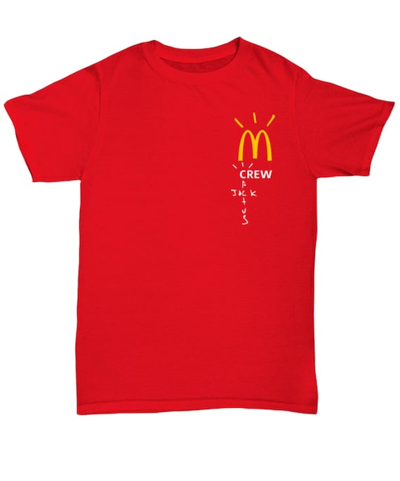 travis Scott McDonald Tシャツ