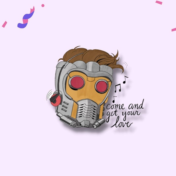 Guardians of the Galaxy Star Lord Sticker