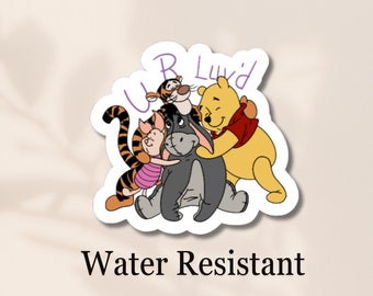 Winnie the Pooh | Friends | Eeyore | Tigger | Piglet | Sticker