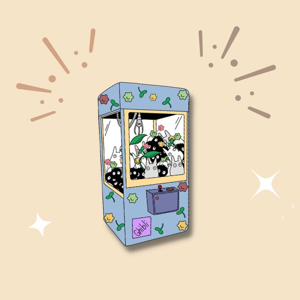 Forest Spirit | Dust Bunnies Claw Machine Sticker