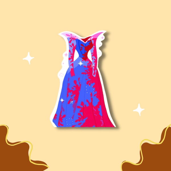 Sleeping Beauty's Dress Sticker