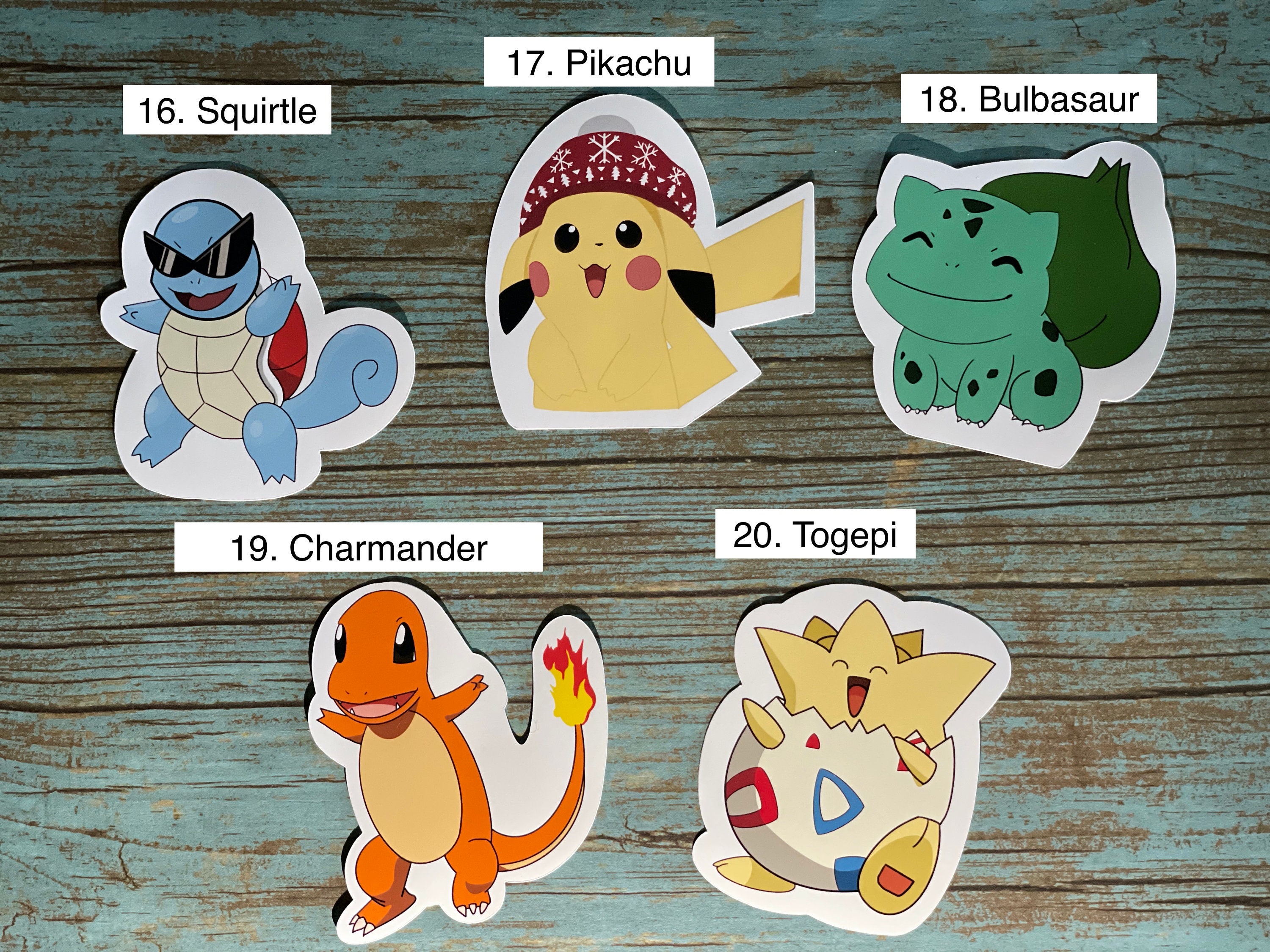 Sticker Mural Enfant Kit 24X Pokemon Gotta Catch'em all