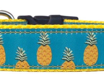 Ananas Nastro Cane Collare