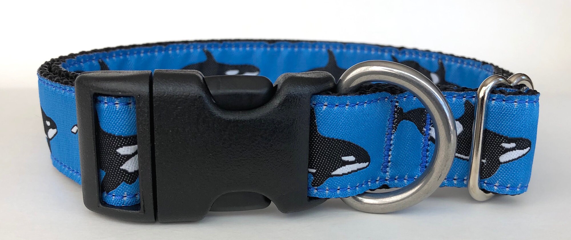 Orca Whale Ribbon Dog Collar - Etsy