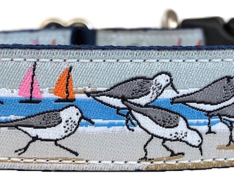 Sanderlings Ribbon Dog Collar