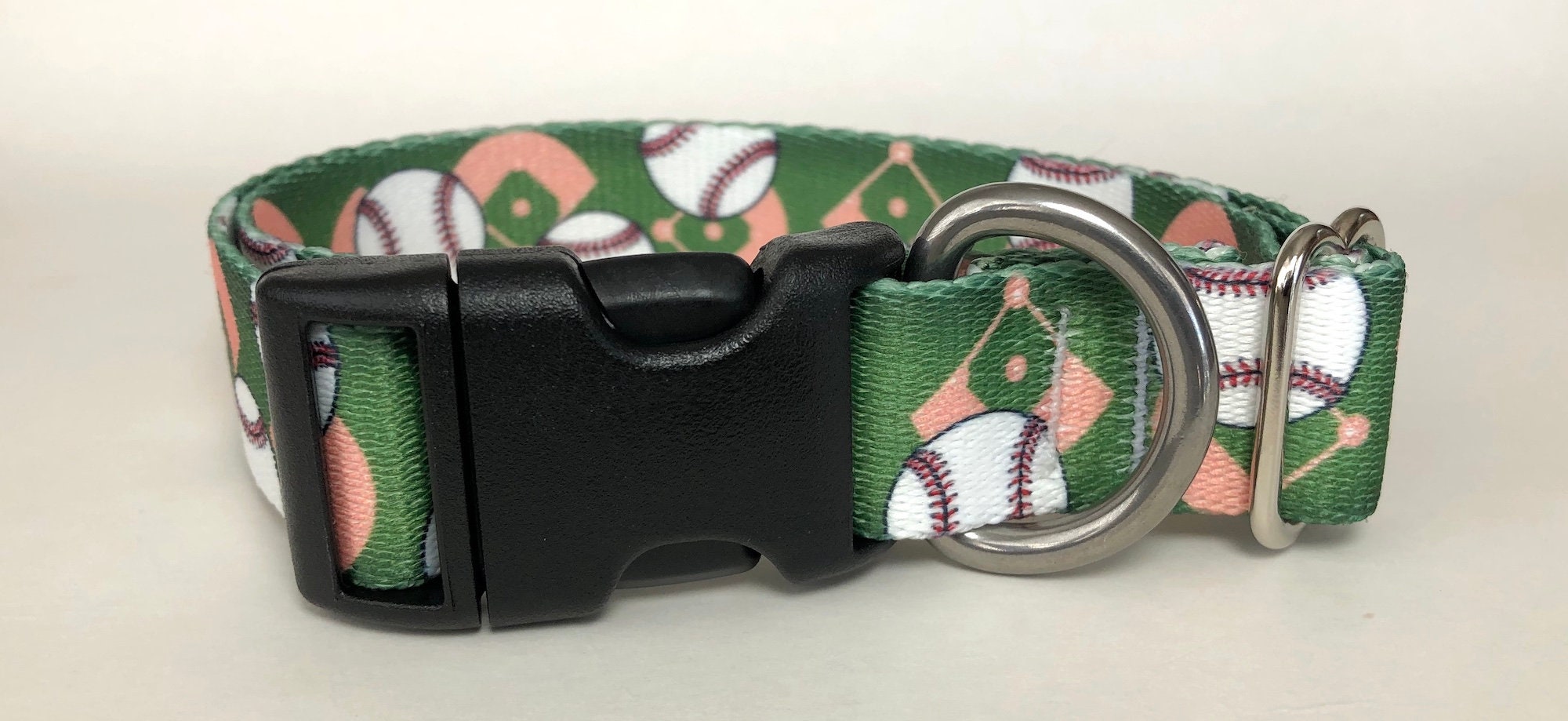 Baseball Pattern Dog Collar - Etsy