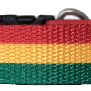 Rasta Dog Collar