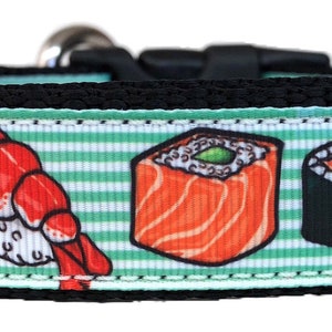 Sushi Ribbon Dog Collar