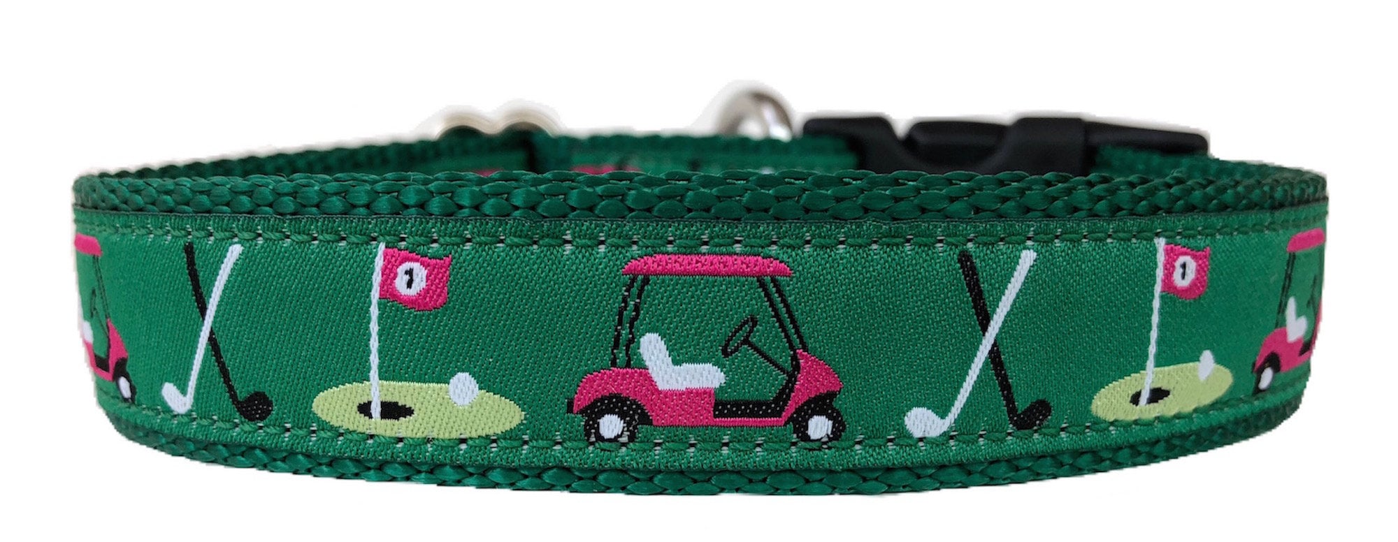 Golf Ribbon Dog Collar