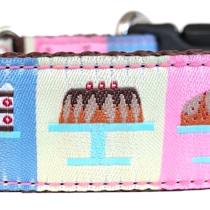 Cakes Ribbon Dog Collar