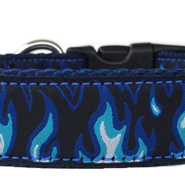 Flame Dog Collar Etsy
