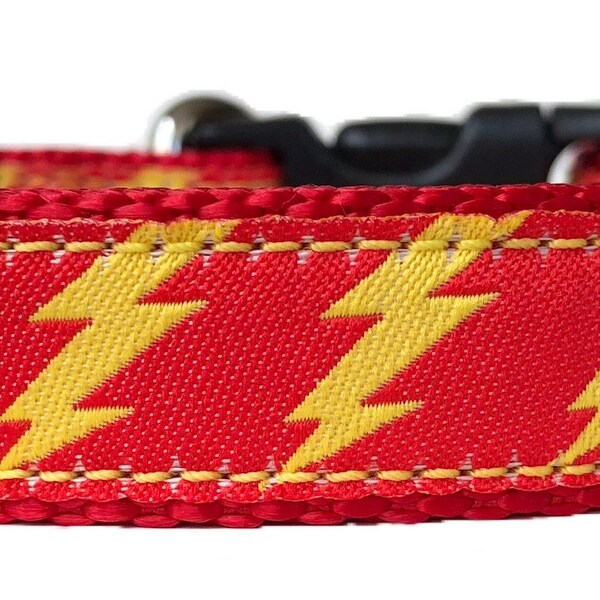 Lightning Bolt Dog Collar Etsy