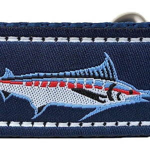 Marlin Ribbon Dog Collar