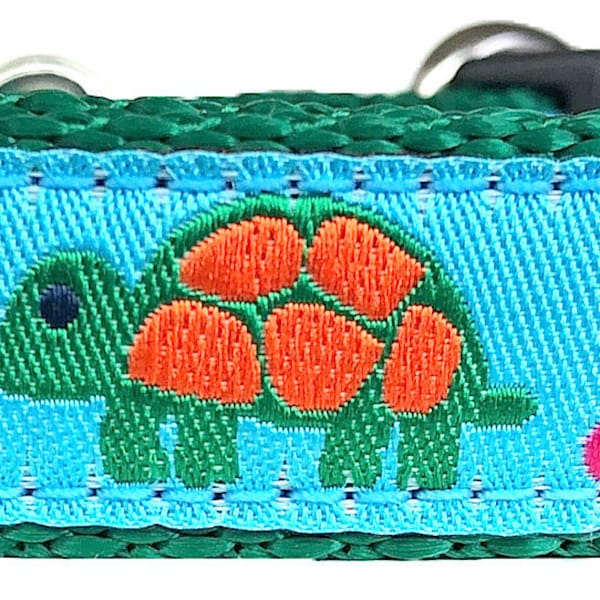 Turtle Dog Collar Etsy