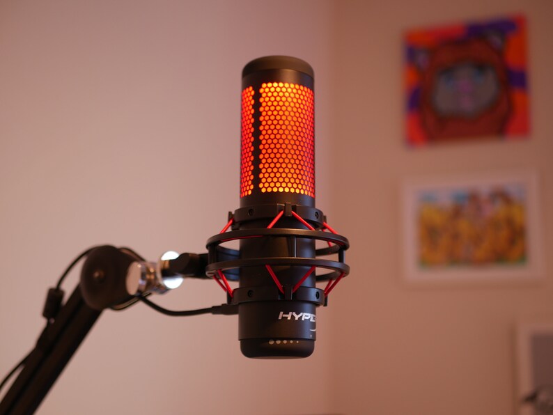 Hyperx Quadcast Microphone Mount Adapter Boom Arm Adapter Etsy