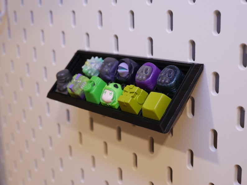 IKEA SKADIS Pegboard Artisan Keycap Tray Keyboard Accessory Etsy