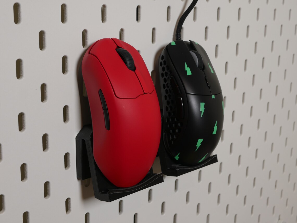 IKEA SKADIS Pegboard Universal Mouse Stand Computer Mouse Etsy Hong Kong