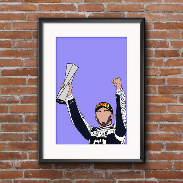 Formula 1 Poster | Pierre Gasly