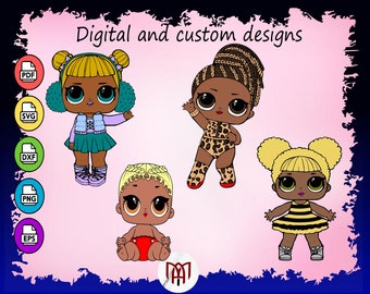 Free Layered Lol Doll Svg Free SVG PNG EPS DXF File