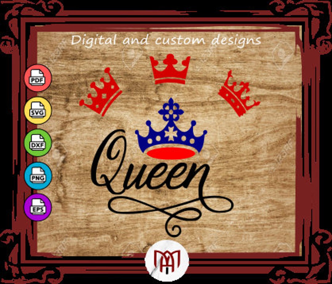 Crown Svg / Queen Crown Svg / Princess Tiara / King Crown / - Etsy