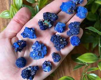 Small Rough Azurite Chunks 1oz(28grams), Azurite from Morocco