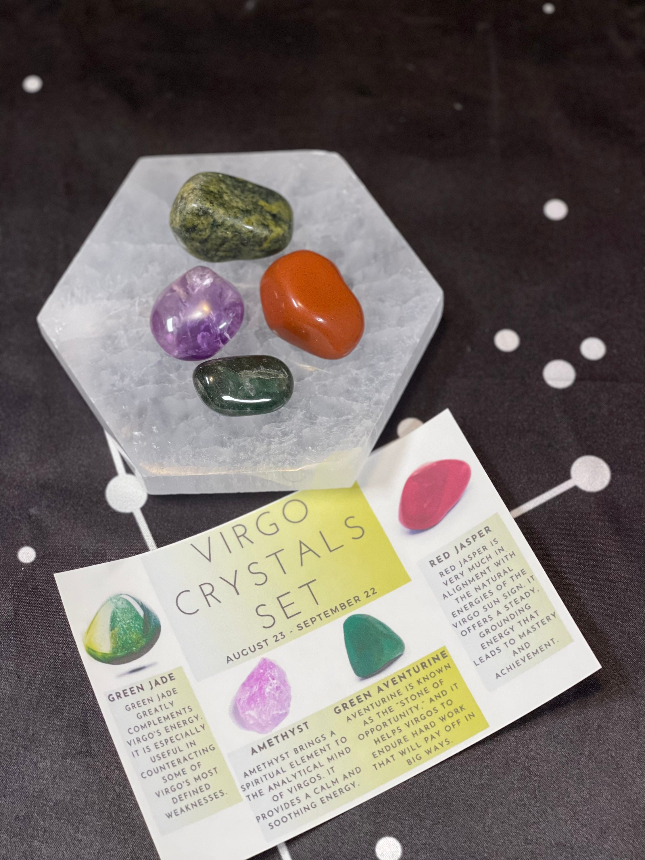 Virgo Crystals Crystals for Virgo Virgo Birthstones Virgo Etsy