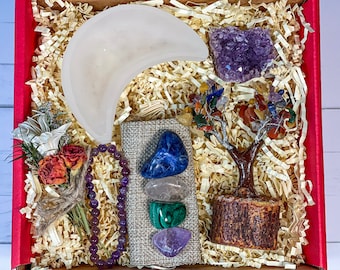 Sagittarius Deluxe Crystals Box, Sagittarius Crystals Set, Crystals For Sagittarius, Sagittarius Stones Kit, Sagittarius Birthstones Gift