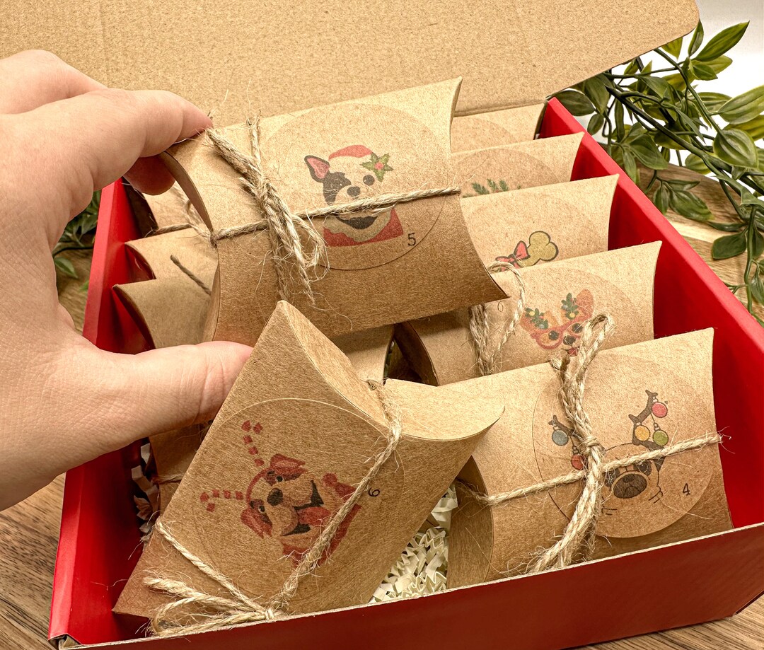 Dog Advent Calendar Dog Treats, 24 Joy Days Advent Calendar
