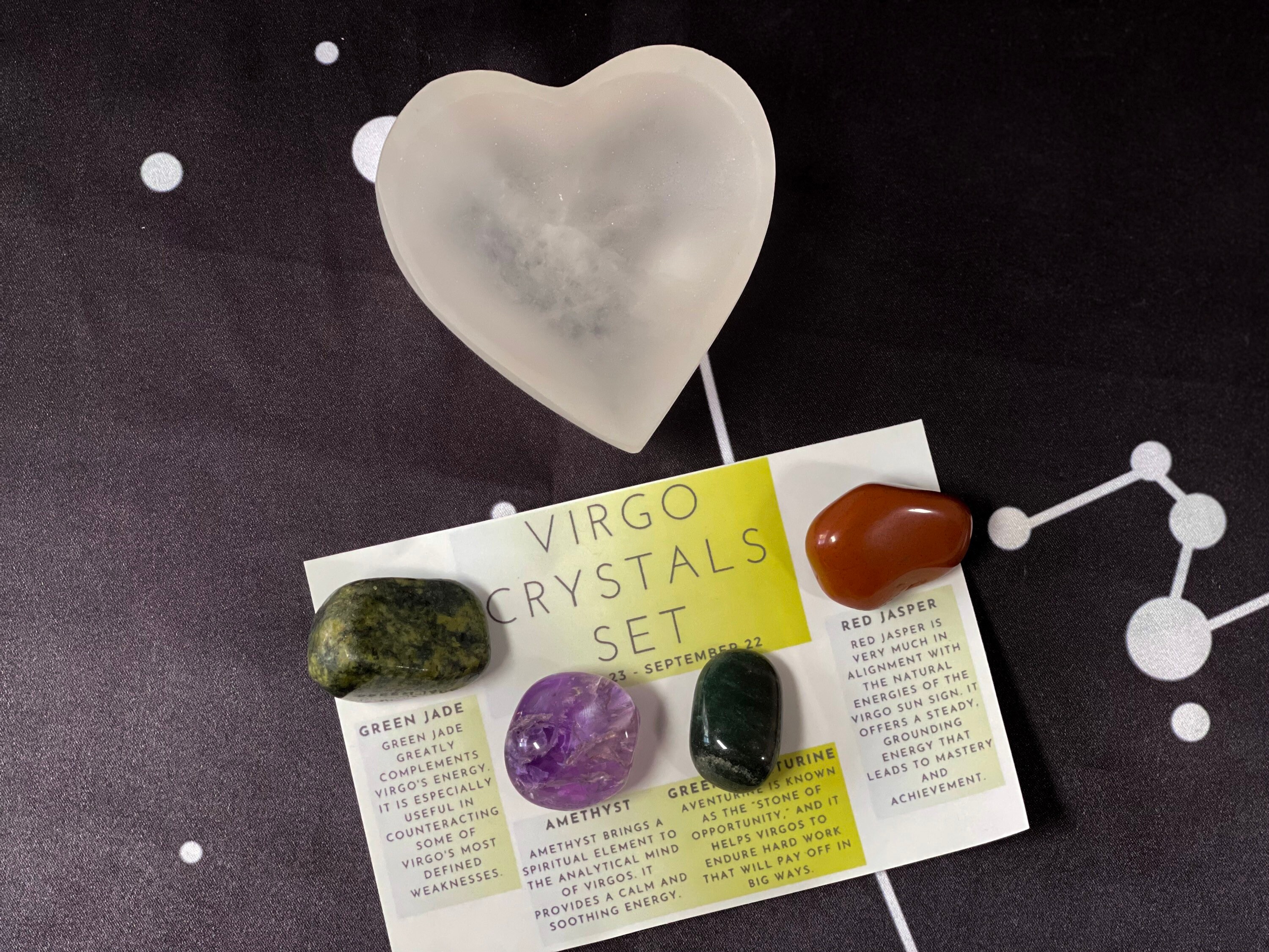 Virgo Crystals Crystals for Virgo Virgo Birthstones Virgo Etsy