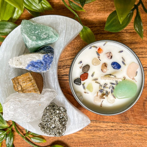 Good Luck and New Opportunities Crystal Set Crystals for New Etsy