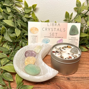 Libra Crystals Set, Libra Crystals Gift Box, Libra Stones, Libra Crystals Zodiac Gifts, Libra Crystal Box, Libra Birthstones, Libra Birthday