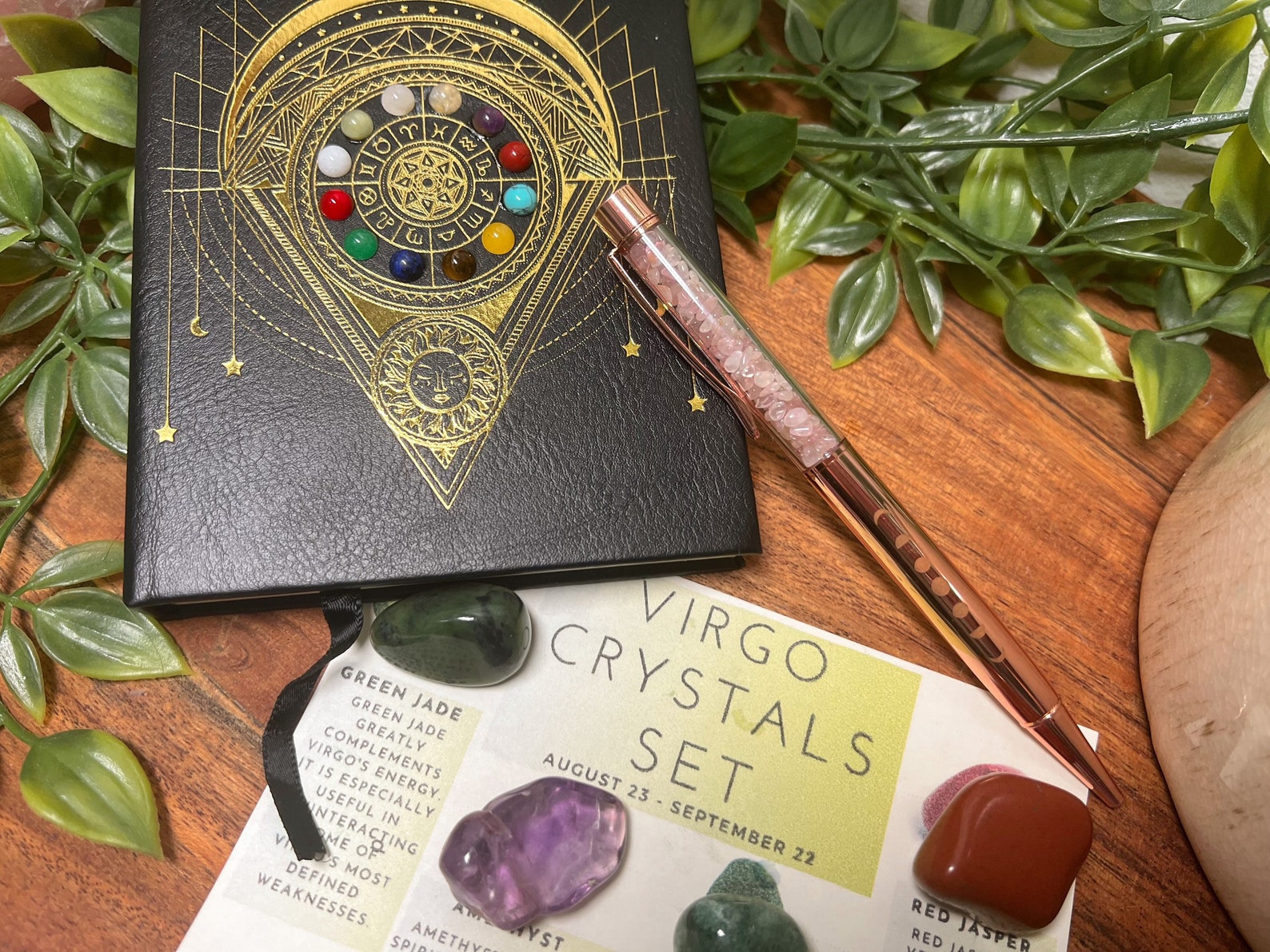 Virgo Crystal Set Virgo Crystals Crystals for Virgo Zodiac Etsy