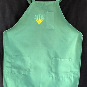 Apron Embroidered Carrots image 2