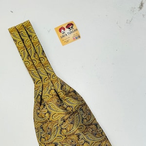 Silk Cravat Woven II Ascot Tie II Pocket Square image 1