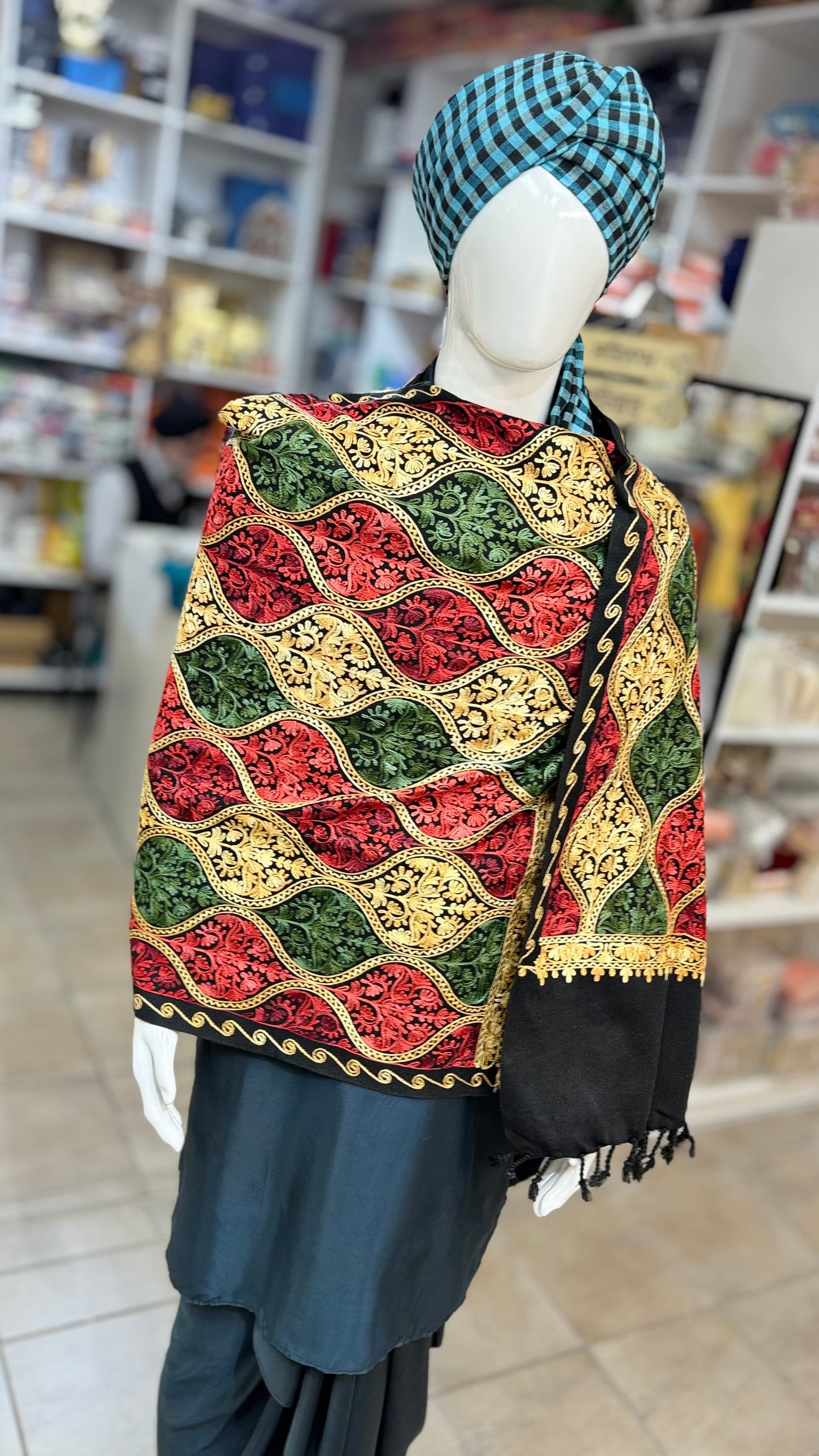 Punjabi kurta pajama shawl sale