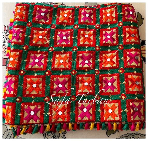 phulkari scarf