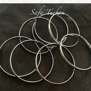 Sikhi Accessories- Kada (Boys, Girls, New Born, Toddler Size) With round soft edges) 0.1&quot; thickness II traditional sikhi kara