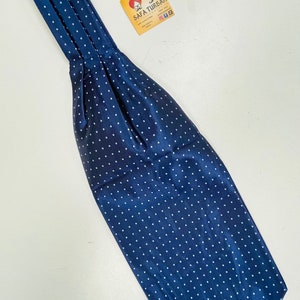 Silk Cravat Woven II Ascot Tie II Pocket Square image 4