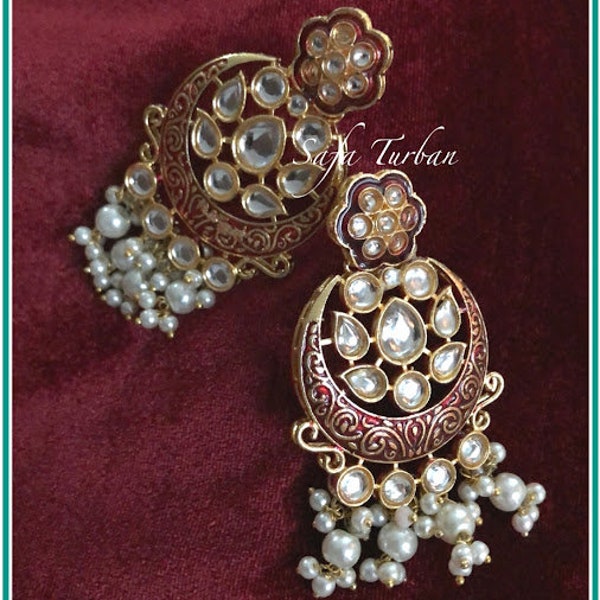 Wedding Jewellery- Indian Jewelry / Traditional Indian Earrings/Jhumka Earring for Women/wedding accessories/women wear