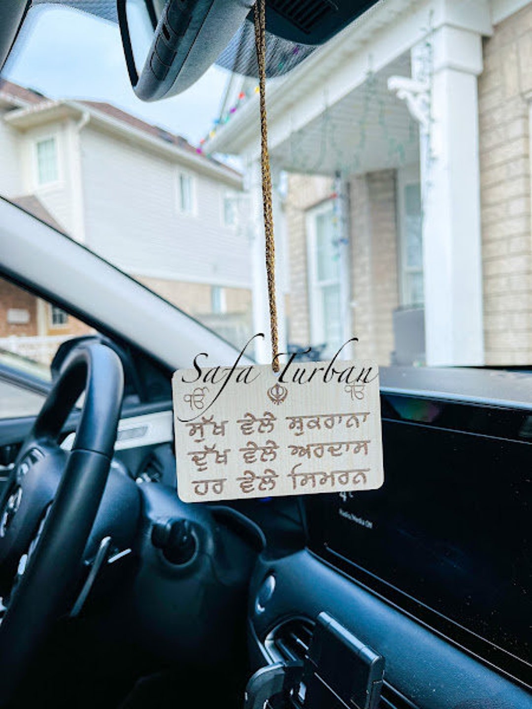 Buy Car Hanging Punjabi Sikh Ritual Car Hanging Accessories Wooden Hanging Sikh Idol Online in India Etsy