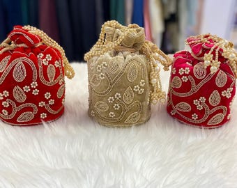 Designer brudväska med broderi och utsmyckade stenar för kvinnor