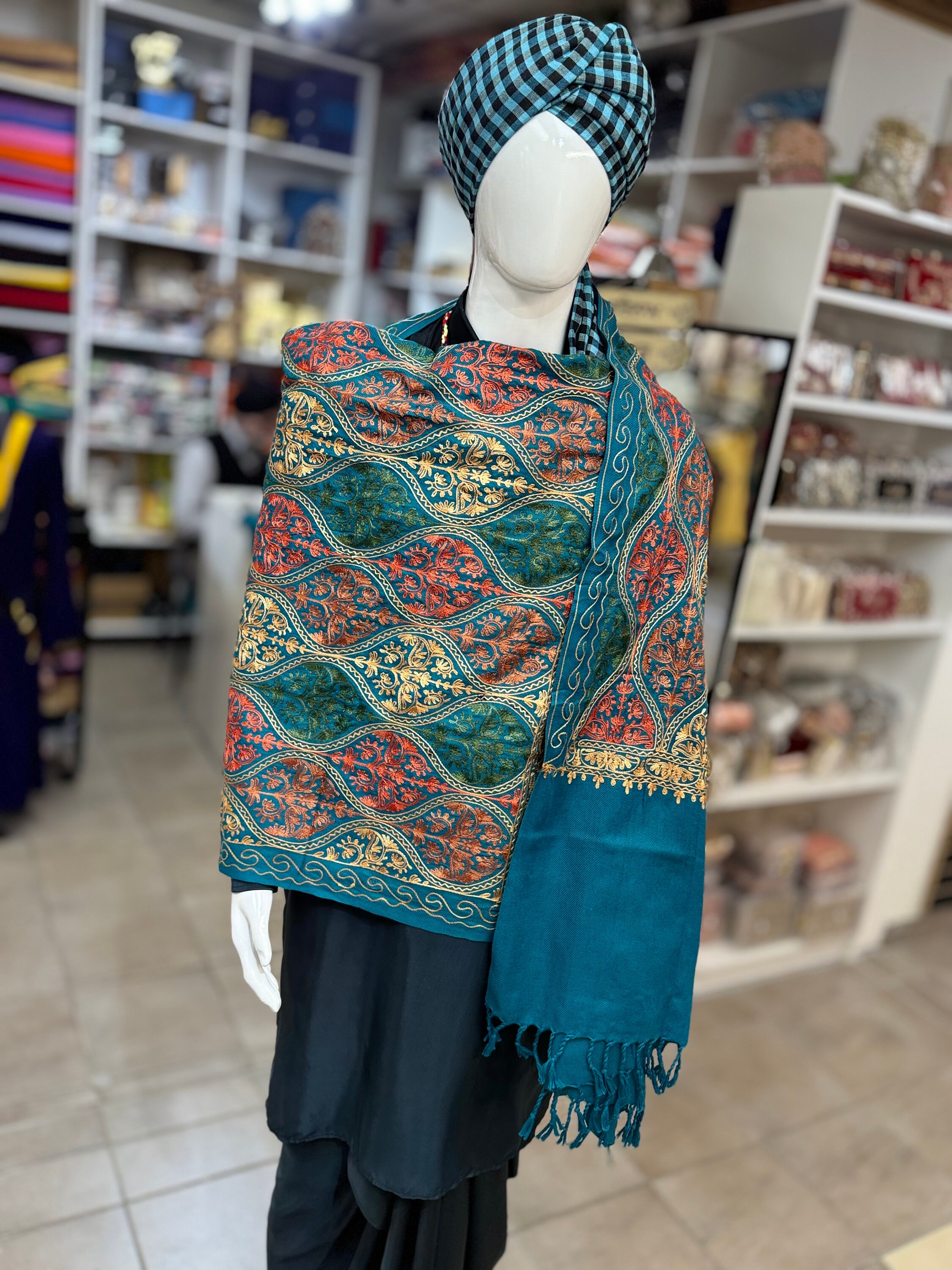 VIGTRO Traditional Japanese Flower Women Shawl Pashmina