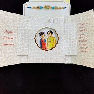 Rakhi for Men- Raksha Bandhan- Rakhri-  Rakhi For Brother | Rakhi with card | Rakhi with message | Rakhi Gift