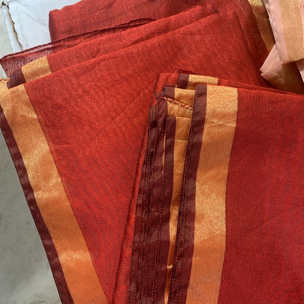 Men's Traditional Turban Fabric/Safa/Pagdi/Pheta Cloth (Maroon) for Barati/Groom/Social Occasion