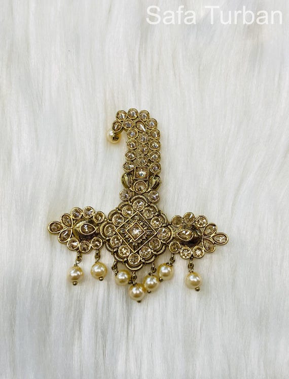 Indian Groom Wedding Accessories- Kundan Stone Kalangi/kalgi for