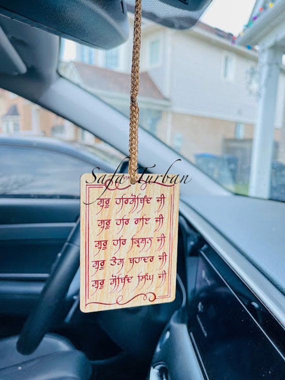 Auto Hängen Satnam Waheguru Punjabi Sikh Ritual Auto