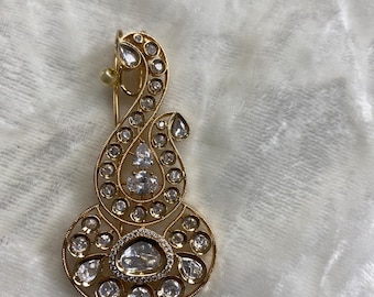 ゴールデンインディアン新郎ウェディングアクセサリー - カランギ/カルギ メンズ サファ/新郎パグディ用