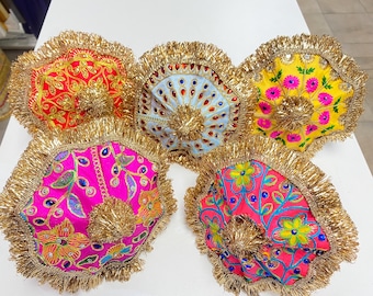 Indian Wedding decoration small Umbrellas ,stage decoration,Haldi,Mehndi,Jaggo Decor (Mix and Match colour)