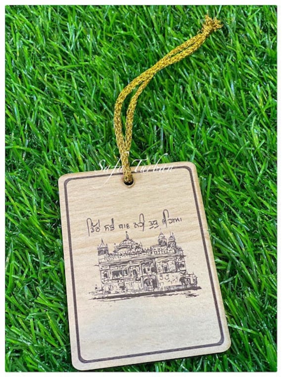 Car Hanging Punjabi Sikh Ritual Car Hanging Accessories Wooden Hanging Sikh Idol