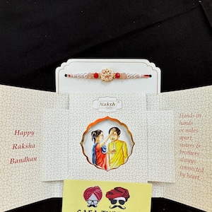Rakhi for Men- Raksha Bandhan- Rakhri-  Rakhi For Brother | Rakhi with card | Rakhi with message | Rakhi Gift